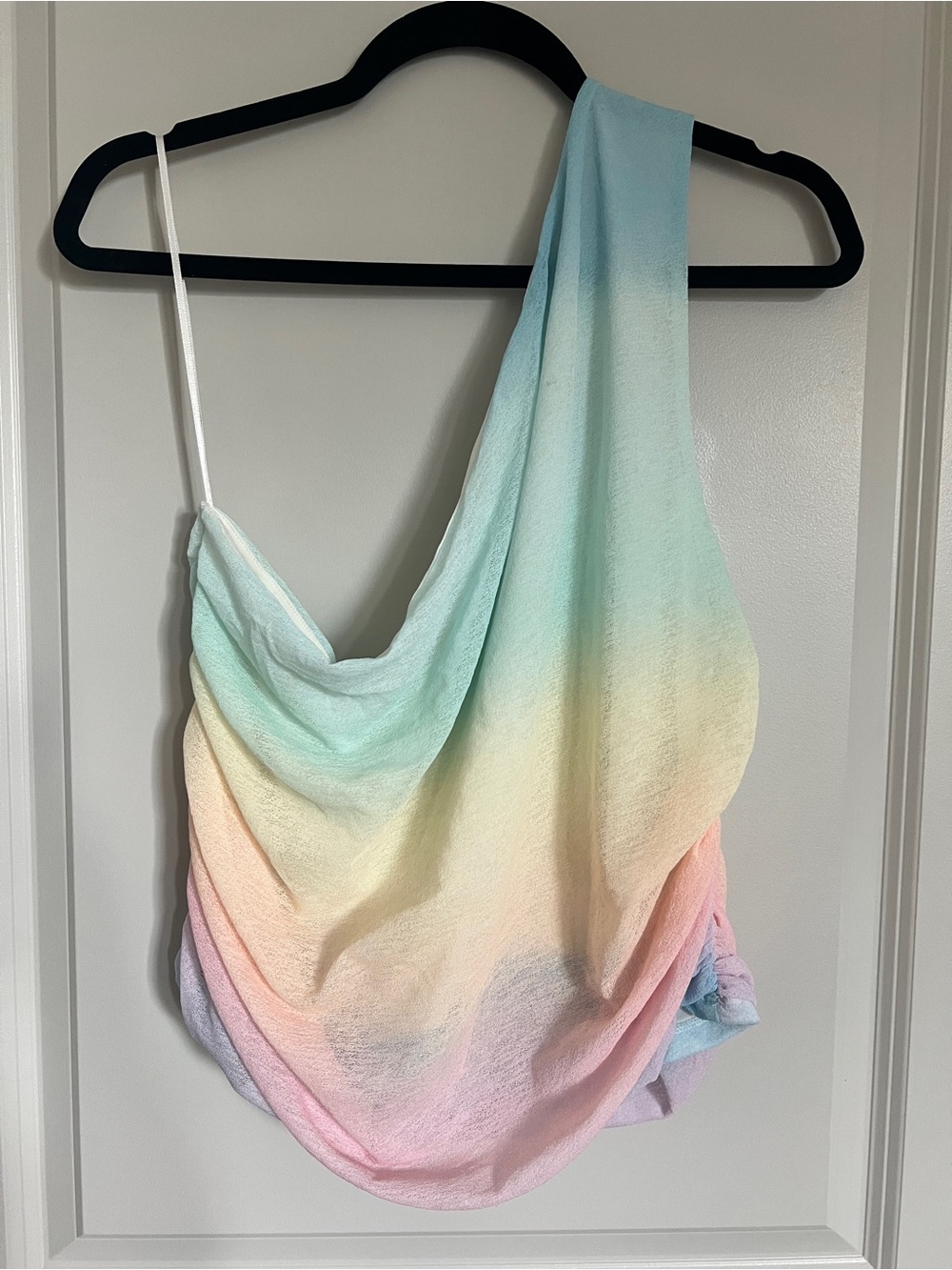 Abercrombie & Fitch Pastel Ombre Top in Mint, Yellow, Peach & Lilac